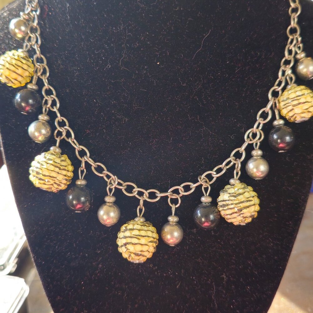 Cluster Bead Necklace